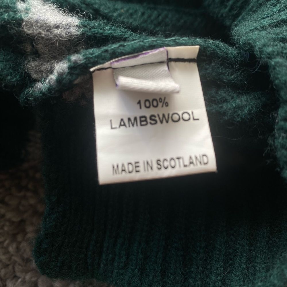 Harry Potter Medium Slytherin Wool Sweater Lambswool Quidditch - Picture 7 of 10